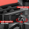 Auto Dynasty Portable Rolling Tool Seat with Functionality Built-in Storage