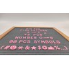 G GAMIT Felt Letter Board Letters Sets - Pre-cut 340pcs