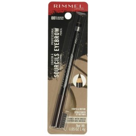 Rimmel Set of 2 RIMMEL Brow This Way Professional Eyebrow Pencil, 001 Dark Brown