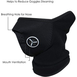 Namvo 4Pcs Anti Dust Motorcycle Bicycle Cycling Masks Carbon Cloth Bike Ski Half Face Mask