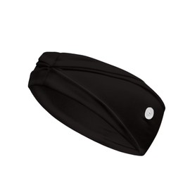 LedBack Black Headband Nurse Caps for Women Wide Headbands with Buttons for Mask Stethoscope Print Nurse Accessories for Work Medical Assistant Supplies Headband for Washing Face