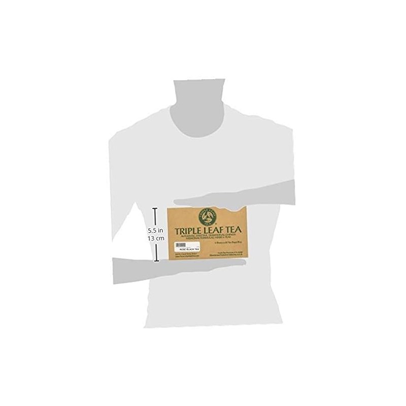 Black Tea Bags, Rose, 20 Count .2. pack 20 Count