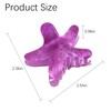 Starfish Hair Clips,Starfish Claw Clips for Women Girls, Ocean-Themed Cellulose