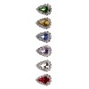 30pcs Sew On Rhinestones 6 Colors DIY Handcraft Glass Rhinestone