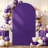 Purple Arch Cover 6FT Spandex Fitted Wedding Arch Stand Covers
