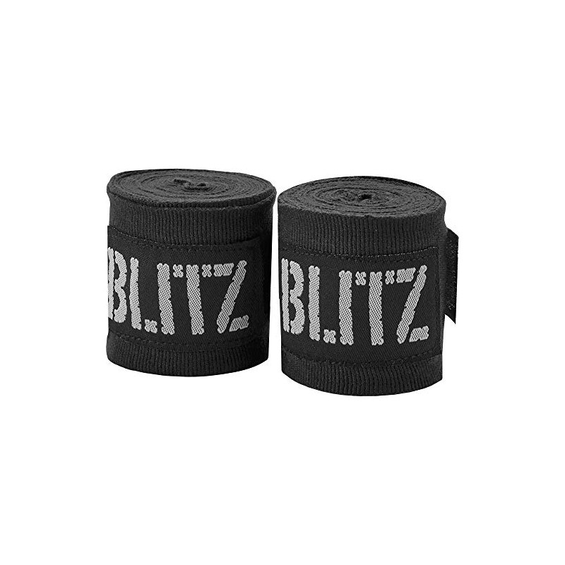 Blitz Hand Wraps - Black - 120 Inch