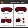 Super Smooth Sleep Mask, Eye Mask and Blindfold 100% Mulberry