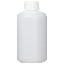 Sunplatec 2063 PE Narrow Mouth Bottle, 8.5 fl oz (250 ml), Scale Included, Pack of 1