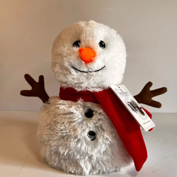 Warmies Comfort Plush Snowman Lavender Scented Microwave Warmth Huggable New