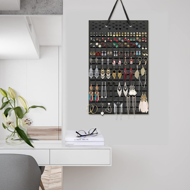 Earring Holder Organizer Hanging Holds Up to 300 Pairs Wall