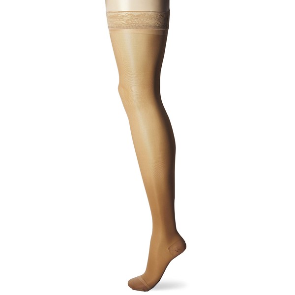 Blue Jay Sheer Support Medical Legwear in Beige – 20-30mmHg, Large Stockings