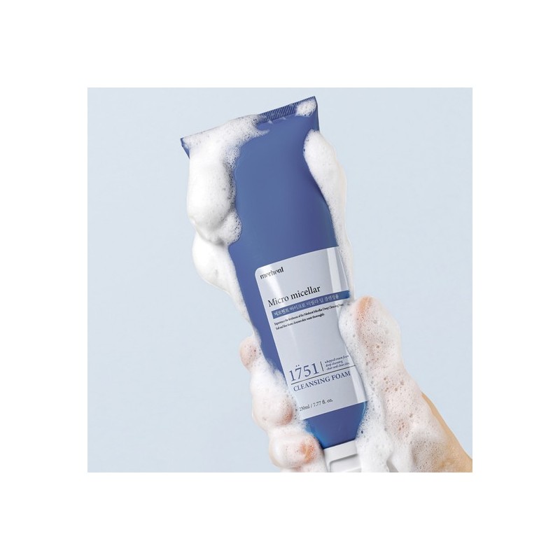 [8-Layer Hyaluronic Acid] Merhent Micro Micellar Deep Cleansing Foam 230ml