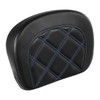 Stitching Passenger Sissy Bar Backrest Pad For Harley Touring Road