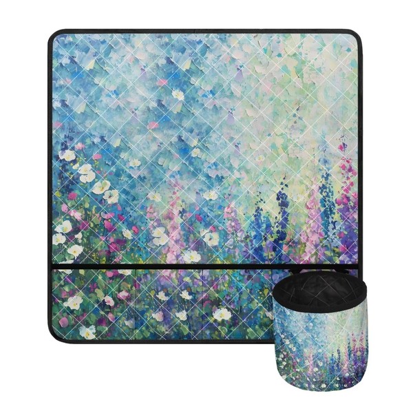 Mumeson Floral Pattern Sewing Machine Pad with Front Pocket Sewing