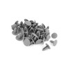 Motoforti 50PCS 8mm Hole Gray Plastic Rivet Door Push in