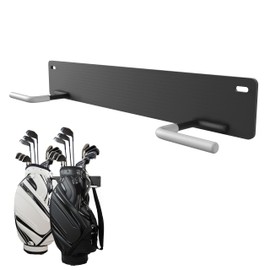 Golf Bag Wall Mount Rack,Durable Golf Storage Organizer,Golf Bag Storage Rack for Garage Wall,Golf Bag Hangers,Golf Club Wall Mount Rack,Blat Blat Golf Bag Organizer-All for Expand Storage Space