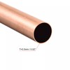 sourcing map Copper Round Tube 15mm OD 0.5mm Wall Thickness