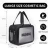 Bolsa de maquillaje transparente de PVC impermeable, bolsa de cosméticos