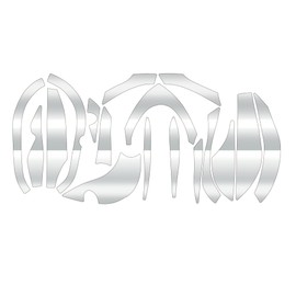 CUSTOM SEAT.JP ARMOR FOR YOROI 17 BUS ONE XT CUSTOM DECAL SCRATCH PROOF SCRATCH PROTECTION BAIT REEL CUSTOM (CLEAR FOR LEFT HANDLE))