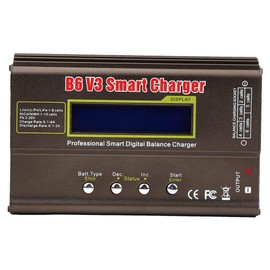 Cargador de Batería, Modelo B6 V3 80W Airplane Smart Balance Digital Cargador de Batería DC11.0‑18.0 V, con Rendimiento Estable, Confiable y Práctico