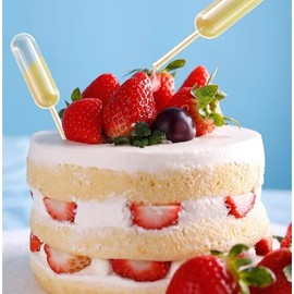 4ML Plastic Dessert Pipette Mini Pipette Cupcake Pipettes 4ml Squeeze Liquid Dropper Injector Transfer Pipette (4ml-40Pcs)