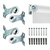 Amazing Drapery Hardware Spring Roller Shade Brackets - Sturdy Metal