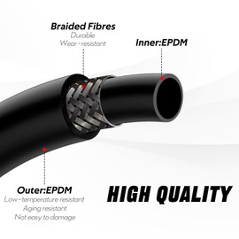 EVRBUL Engine Coolant Hose, Radiator Upper Inlet Coolant Bypass Hose Compatible with Chevy Cruze Vauxhall Opel Astra J Cascada Zafira C 1.4L Replace＃ 13251447 13408385