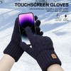 Long Keeper Winter Gloves Men Women Thicken Touchscreen Knitted Gloves