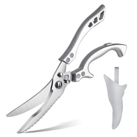 PURPLEBIRD Poultry Shears Heavy Duty, Kitchen Scissors Dishwasher Safe Kitchen Shears for Meat Cutting Stainless Steel Meat Cooking Scissors for Thanksgiving Day