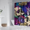RinRinfam 4Pcs Skull Shower Curtain Set,Mushroom Shower Curtain Set Non-Slip