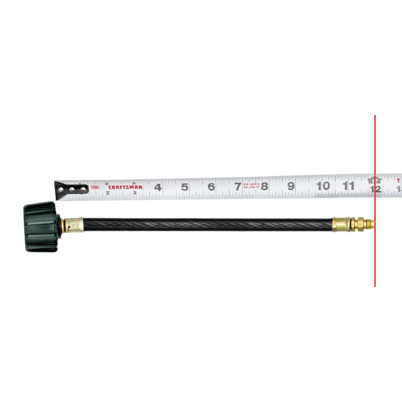 Flame King 12-inch Pigtail Hose Connectors, 1/4" Male Inverted Flare