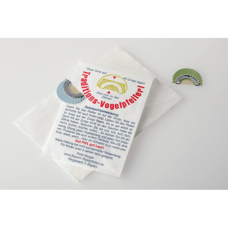 Original Traditions Bird Pipes from Munich Oktoberfest Pack of 10