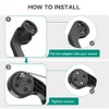 TUSITA Replacement Mount Insert Adapter Compatible with Garmin Bike Computer,