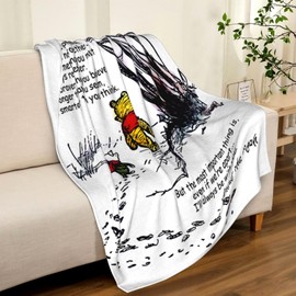 SHARKUTE Anime Merch Blanket Flannel Anime Merchandise Stuff Throw Blankets Best Friend Bedding Gifts for Women Adults Girls Kids 50"x40"