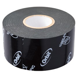 Orbit 53552 10mil Flexible Pipe Wrap Tape, 2" x 100 ft, Black PVC
