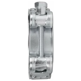 cyclingcolors 2 x Exhaust Clamp Compatible with 68-73 mm Wide 24 mm Stainless Steel A2 AISI304 Silencer Pot Attachment Exhaust Pipe Clamp Collector Connector Motorcycle Car Moped Scooter