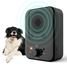 Anti Bell Gerät Hunde, 3 Modi Anti Bell für Hunde, 33FT Wiederaufladbares Antibell Ultraschall Gerät, Automatisch Anti-bell-mittel für Hunde für Kleine Große Hunde, Hunde Bellen Stopper Innen