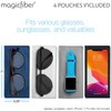 MagicFiber Glasses Case Soft (4-pack) - Sunglasses Pouch - Soft
