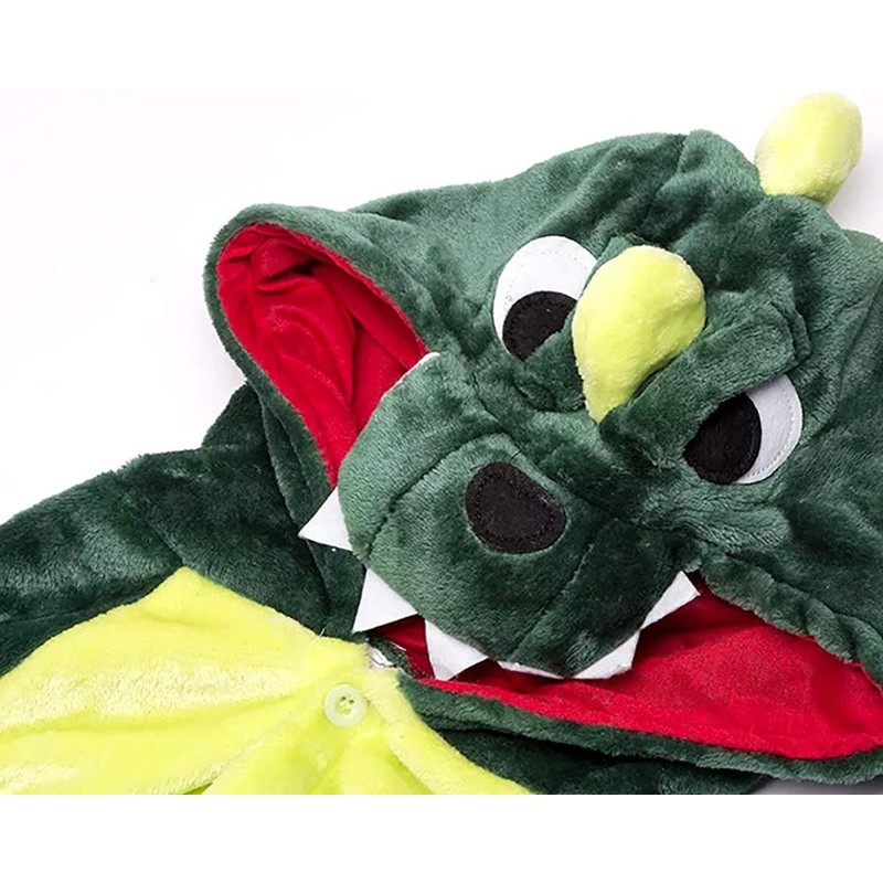 cuteDIY Children's Dinosaur Costume, Green, 104-110