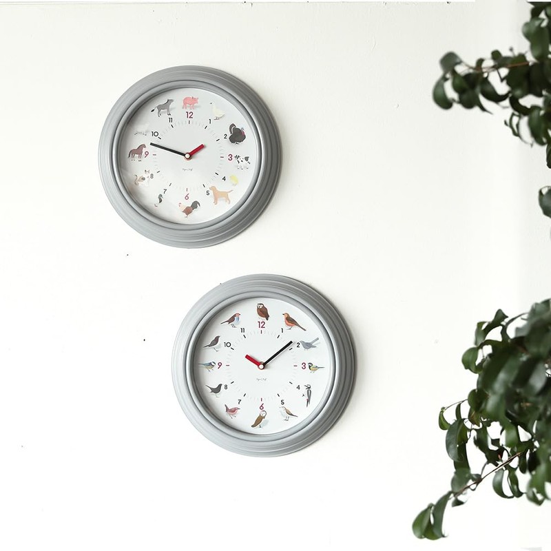 Animals Birds Call Alarm Clock Wall Clock TICKY TACKY CLOCK