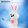 Cartoon USB Flash Drive 2.0 Pendrive Rabbit Doll Portable Memory