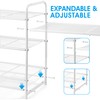 Simple Trending 3-Tier Stackable Shoe Rack, Expandable & Adjustable Shoe