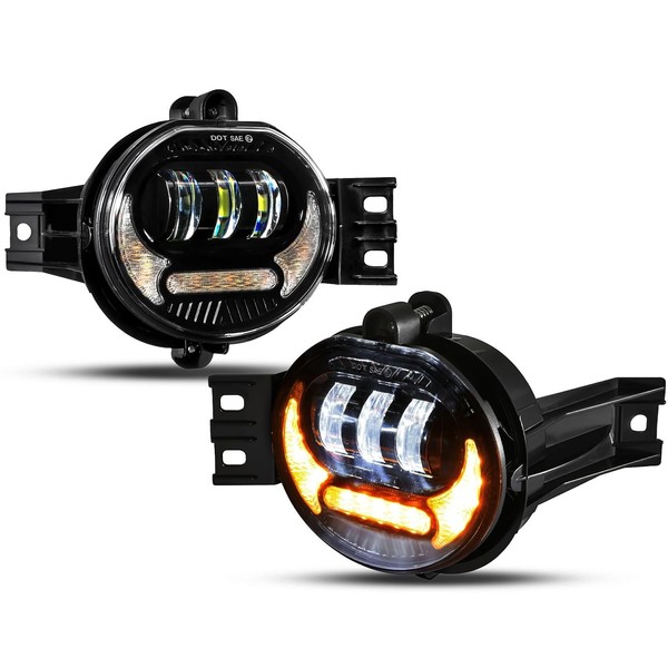 Auxbeam 2023 Upgraded LED Fog Lights Lamp Replacement for Dodge