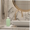 Sosoport 3pcs Refillable Shower Gel Dispenser Containers Convenient Travel Shampoo
