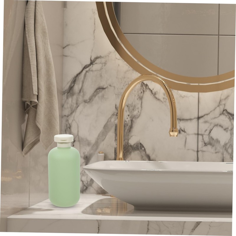 Sosoport 3pcs Refillable Shower Gel Dispenser Containers Convenient Travel Shampoo