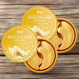 Relieve fatigue using S&P eye patches, 2 gold collagen eye patches, 60 pieces / 에스엔피 아이 패치 사용 피로 회복 골드 콜라겐 아이 패치 2개 60개입