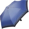Cachemir Mini Pocket Umbrella Stable Stormproof Dots, blue, Super mini