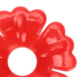 30 Set Hummingbird Feeder Flowers Hanging Bird Feeding Ports Replacement Parts Garden Supplies Red White Yellow (Red)