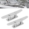 2PCs Open Base Boat Cleat 4in Universal Fit for Watercraft