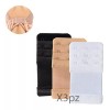 Universo en Linea Set 3 Extensiones Para Brasier Negro, Beige,